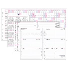 SATURNUS Kalendart L311/F heti beosztású fehér gyűrűs betétlap csomag 23SL311-FEH small