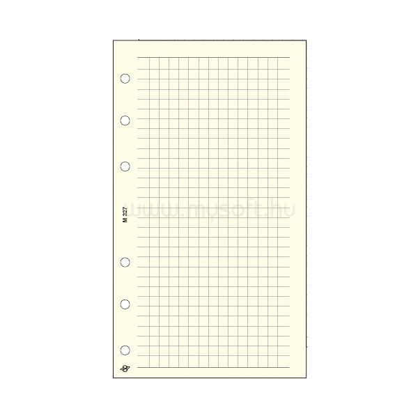 SATURNUS Kalendart M327 négyzethálós jegyzetlap gyűrűs naptár kiegészítő