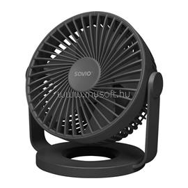 SAVIO akkumulátoros asztali ventilátor fekete AD-01 small