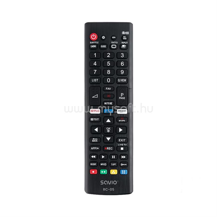SAVIO RC-05 LG TV távirányító