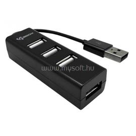 SBOX H-204 USB Hub USB-2.0 4 Port (fekete) SBOX_H-204 small