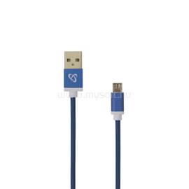 SBOX Kábel, CABLE USB A Male -> MICRO USB Male 1.5 m Blue SBOX_USB-10315BL small
