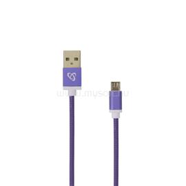 SBOX Kábel, CABLE USB A Male -> MICRO USB Male 1.5 m Purple SBOX_USB-10315U small