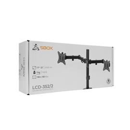 SBOX LCD-352/2-2 2 képernyős rögzítőkar (17-32