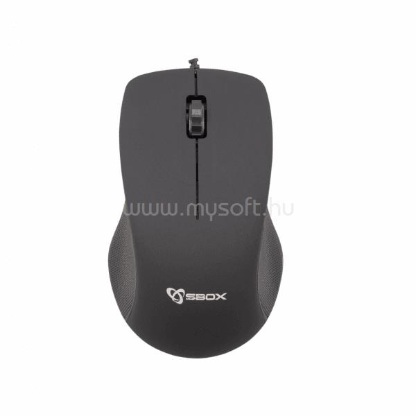 SBOX M-958 vezetékes egér (fekete)