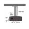 SBOX PM-18 Mennyezeti projektor tartó konzol, forgatható, dönthető, max. 13.5 kg SBOX_PM-18 small