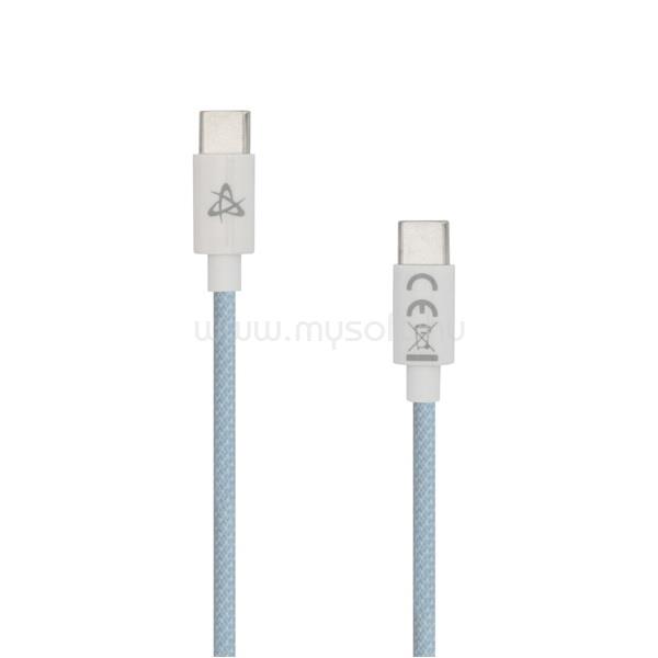 SBOX TYPE-C-1-BL 1 60W Type-C kék adat- és töltőkábel