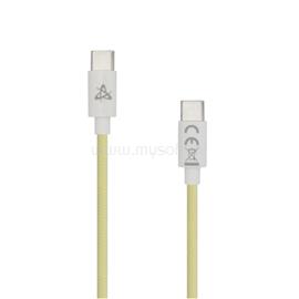 SBOX TYPE-C-1-Y 1m 60W Type-C adat- és töltőkábel (sárga) SBOX_TYPE-C-1-Y small