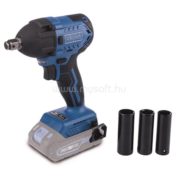 SCHEPPACH BC-IW350-X 1/2", indukciós motorral IXES 20 V (akku és töltő nélkül) akkus ütvecsavarozó