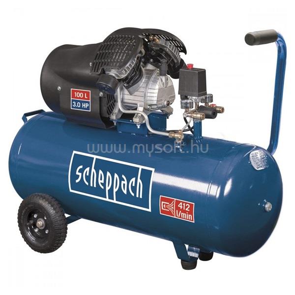 SCHEPPACH HC 120 dc - 10 bar, 100 l kéthengeres olajkenésű kompresszor