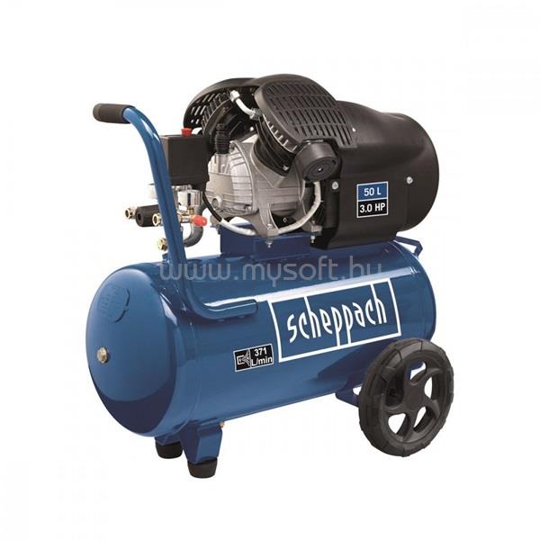 SCHEPPACH HC 53 dc - 50 l olajkenésű kéthengeres kompresszor