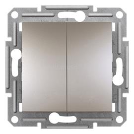 SCHNEIDER EPH0600169 ASFORA rugós bekötésű bronz kettős váltókapcsoló SCHNEIDER_EPH0600169 small