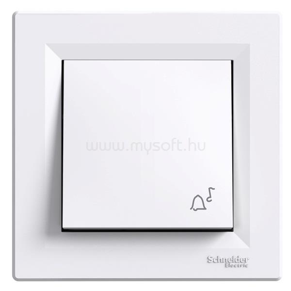 SCHNEIDER EPH0800121 ASFORA csengőjel/rugós bekötésű/fehér egypólusú nyomó