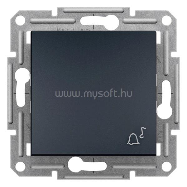 SCHNEIDER EPH0800171 ASFORA csengőjel/rugós bekötésű/antracit egypólusú nyomó