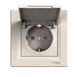 SCHNEIDER EPH3100123 ASFORA csapfedeles/csavaros/kerettel/bézs 2P+F csatlakozóaljzat SCHNEIDER_EPH3100123 small