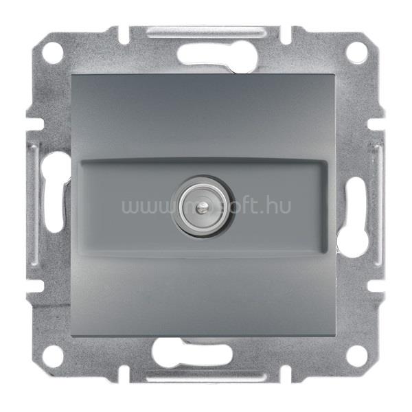 SCHNEIDER EPH3200162 ASFORA végzáró/1 dB/acél TV aljzat