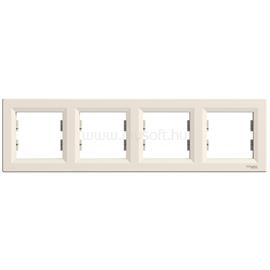 SCHNEIDER EPH5800423 ASFORA vízszintes bézs négyes keret SCHNEIDER_EPH5800423 small