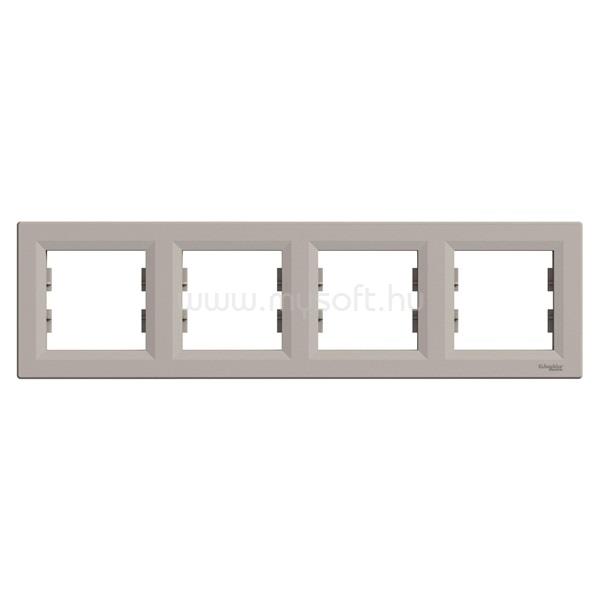 SCHNEIDER EPH5800469 ASFORA vízszintes bronz négyes keret