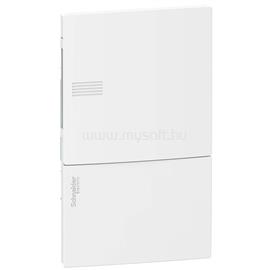 SCHNEIDER MIP22104 MINI PRAGMA1x4 modul/PEN sín/teli ajtó/fehér komplett süllyesztett kiselosztó SCHNEIDER_MIP22104 small