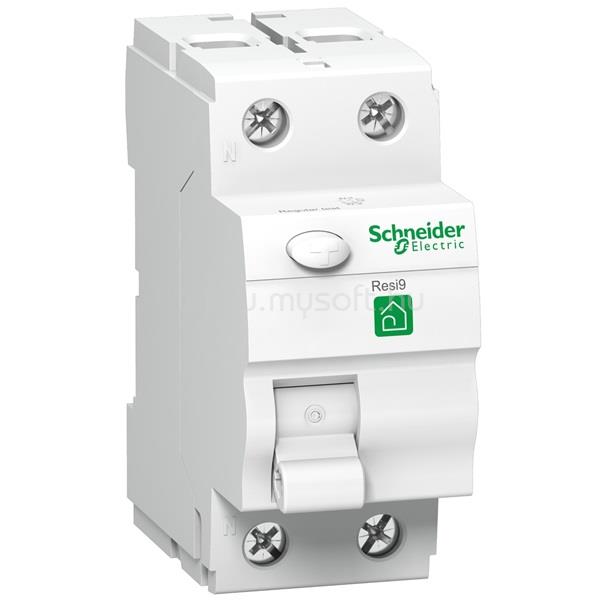 SCHNEIDER R9R11225 RESI9 AC osztály, 25A, 30mA 2 pólusú áram-védőkapcsoló