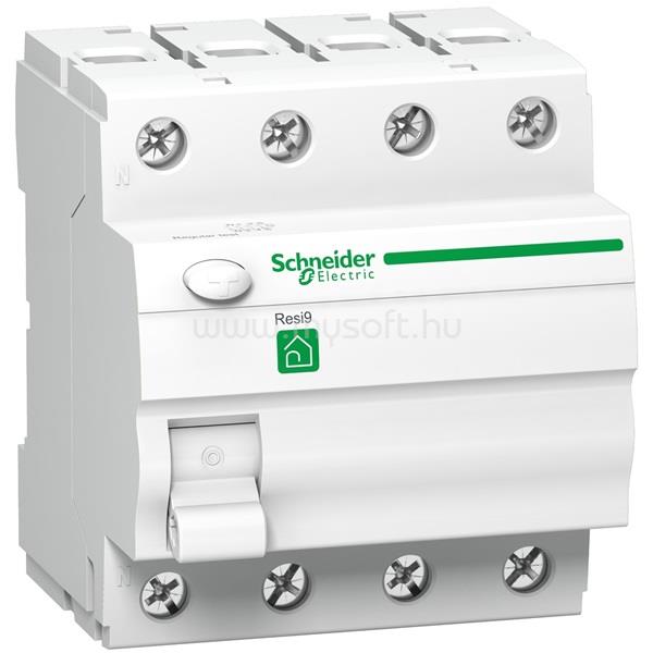 SCHNEIDER R9R11425 RESI9 AC osztály, 25A, 30mA 4 pólusú áram-védőkapcsoló