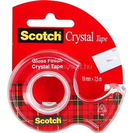 SCOTCH Crystal Clear 19mmx7,5m ragasztószalag-adagoló SCOTCH_7100093859 small