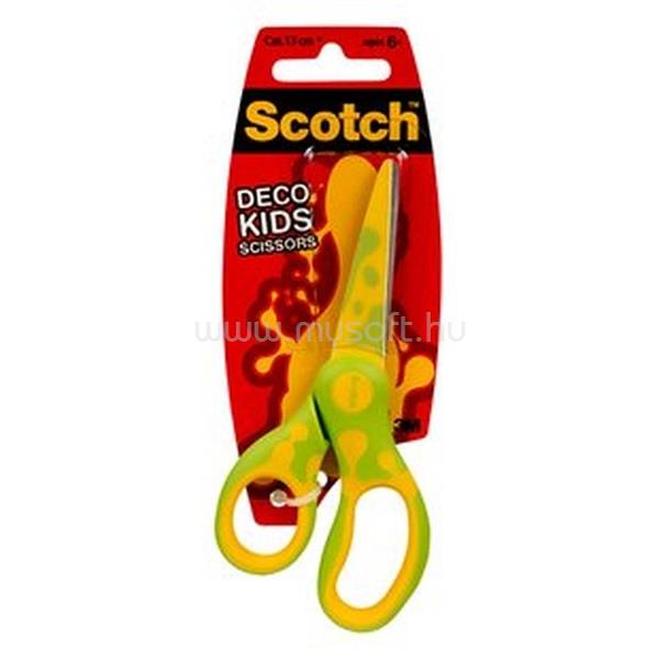 SCOTCH Kids 1641 13cm-es hegyes színes gyermekolló