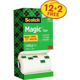 SCOTCH Magic 810 19mmx33m írható ragasztószalag 12+2db SCOTCH_7100026965 small