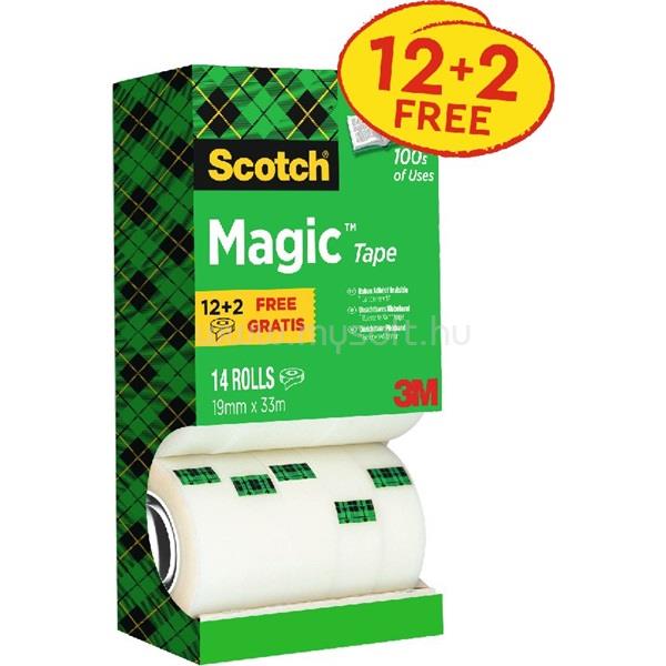 SCOTCH Magic 810 19mmx33m írható ragasztószalag 12+2db