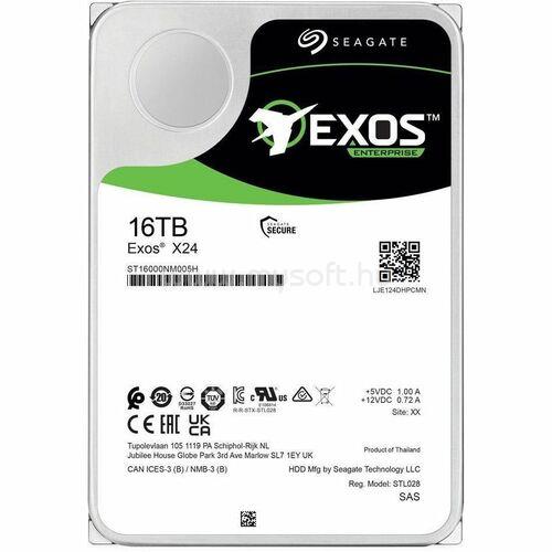 SEAGATE HDD 16TB 3.5" SAS 7200RPM 512MB EXOS X24