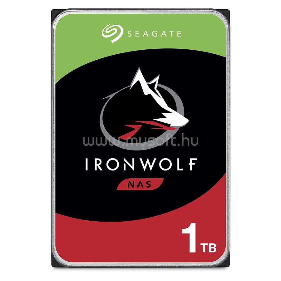 SEAGATE HDD 1TB 3.5" SATA 256MB IRONWOLF NAS