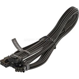 SEASONIC 2db Power 8pin -> Power 16pin PCIe 12VHPWR F/F tápkábel 0.75m fekete (750W) WATX16883EW small