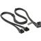 SEASONIC 2db Power 8pin PCIe -> Power 16pin PCIe 12VHPWR F/F tápkábel 0.75m fekete egyenes/90° (600W) WA2V16881BW small