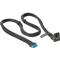 SEASONIC Power 12pin PCIe -> Power 16pin PCIe 12VHPWR F/F tápkábel 0.7m fekete egyenes/90° (600W) WA2V16161BW small