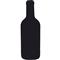 SECURIT Bottle 30x50cm fekete krétatábla + krétamarker C13153 small