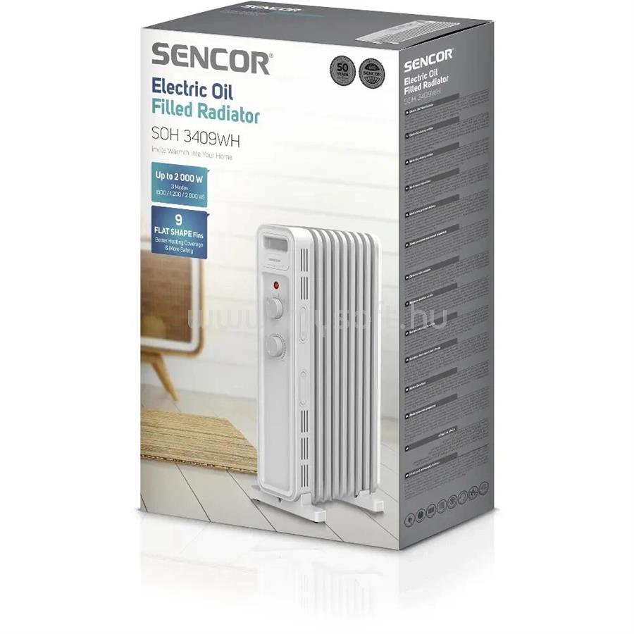 SENCOR OLAJRADIÁTOR 9 TAG SENCOR_SOH_3409WH large