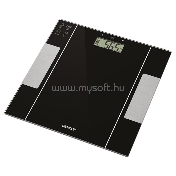 SENCOR SBS 5050BK fekete fitnesz személymérleg