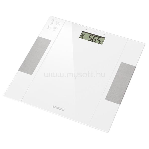 SENCOR SBS 5051WH fehér fitnesz személymérleg