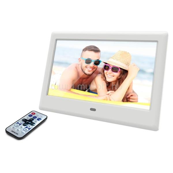 SENCOR SDF 782 WH fehér digitális fotókeret