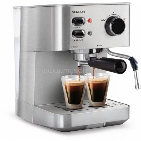 SENCOR SES 4010SS inox presszó kávéfőző