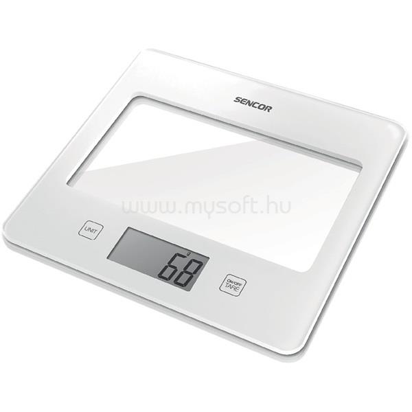 SENCOR SKS 5030WH fehér konyhai mérleg