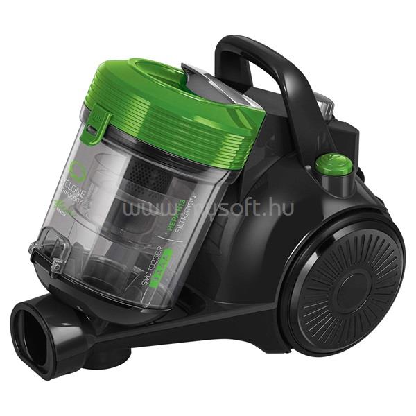 SENCOR SVC 1025GR 3AAA fekete-zöld porzsák nélküli porszívó