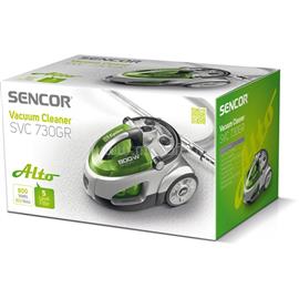SENCOR SVC 730GR-EUE2 porzsák nélküli porszívó, portartály: 1,5L, 800W (zöld) SENCOR_SVC_730GR-EUE2 small