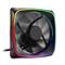 SHARKOON Cooler 12cm - RGB Shark Lights Fan (15,2dB; 56 m3/h; 1000rpm; 3pin + 3pin csatlakozó; ház hűtésre) 4044951028924 small