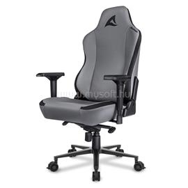 SHARKOON Gamer szék - Skiller SGS40 Grey (állítható magasság; állítható kartámasz; szövet; acél talp; 150kg-ig) 4044951030699 small