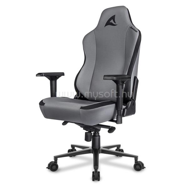 SHARKOON Gamer szék - Skiller SGS40 Grey (állítható magasság; állítható kartámasz; szövet; acél talp; 150kg-ig)