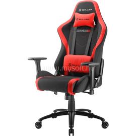 SHARKOON SKILLER SGS2 Gamer szék (piros/fekete) 4044951020188 small