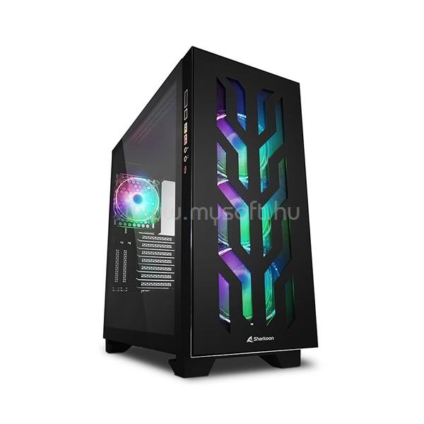 SHARKOON CA300T Fekete (Táp nélküli) ablakos E-ATX ház