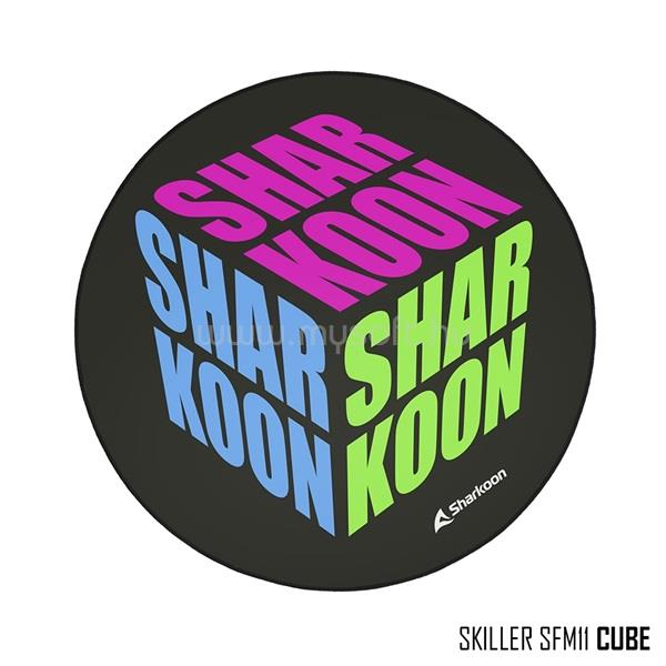 SHARKOON Szőnyeg - SFM11 Cube (Átmérő: 120 cm, minden üléssel kompatibilis)