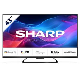 SHARP 43GR8265E 43"/108cm 4K UHD QLED Google TV, 144 Hz, 3840x2160, 4xHDMI/2xUSB 43GR8265E small